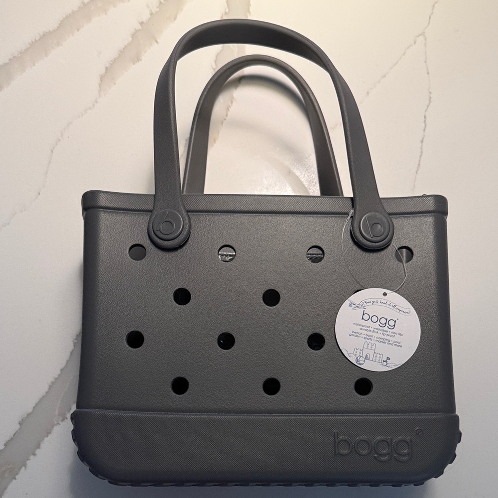 Bitty Bogg Gray Tote Bag
